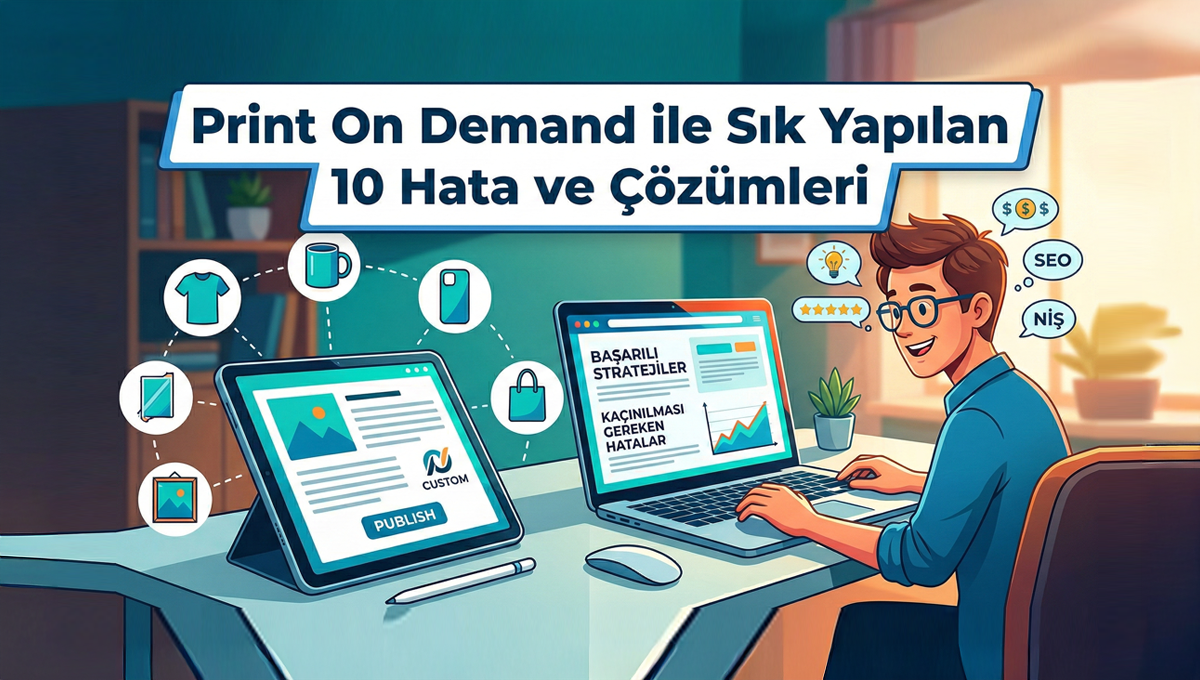 Print on Demand (POD) Dünyasında Başarı Rehberi: 10 Kritik Hata ve Çözüm Önerileri